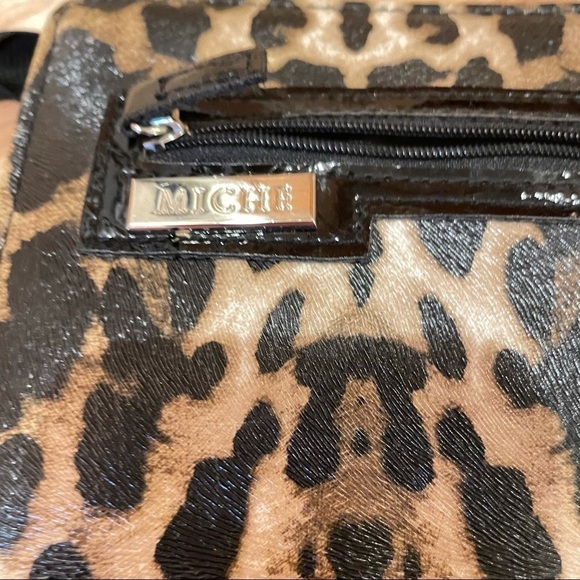Miche animal print leopard bag black purse convertible interchangeable cover - Picture 2 of 8